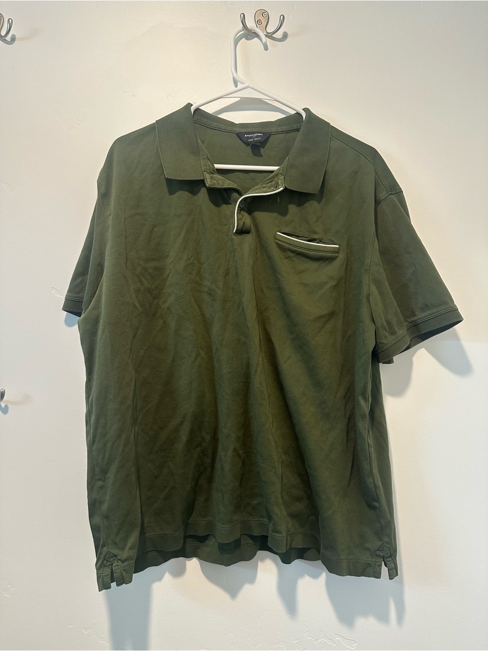 Banana republic Classic Men's Polo Shirt - Olive Green